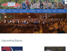 Tablet Screenshot of columbiatrackclub.com